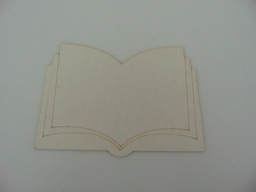 Елемент от бирен картон отворена книга
